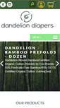 Mobile Screenshot of dandeliondiapers.com